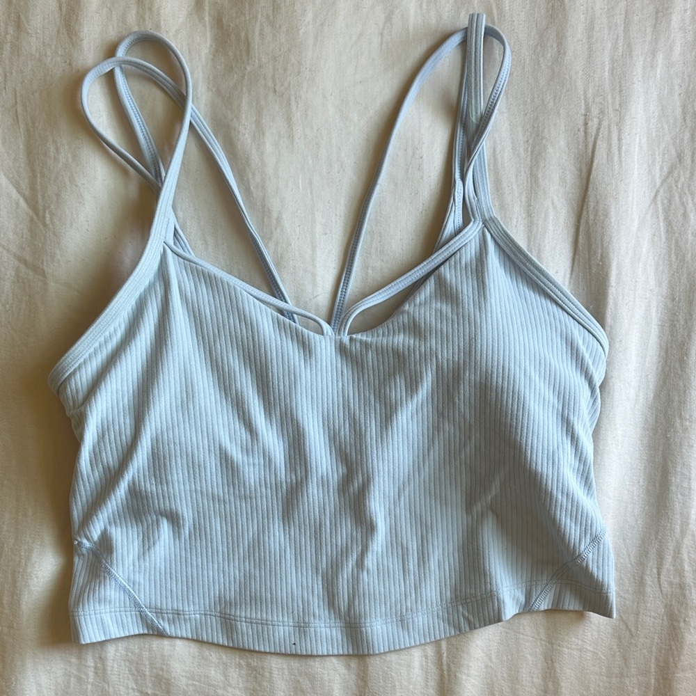 lululemon athletica Light Blue Tank Top